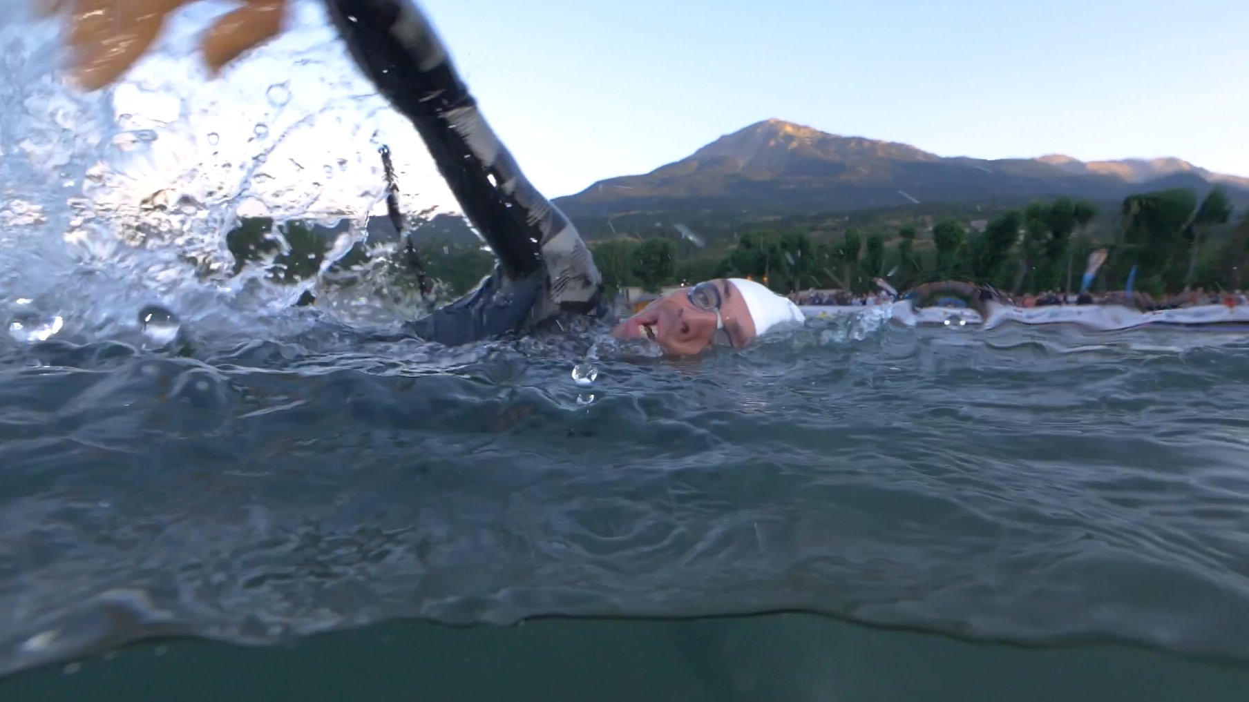 Documentaires sport d'endurance — natation en lac