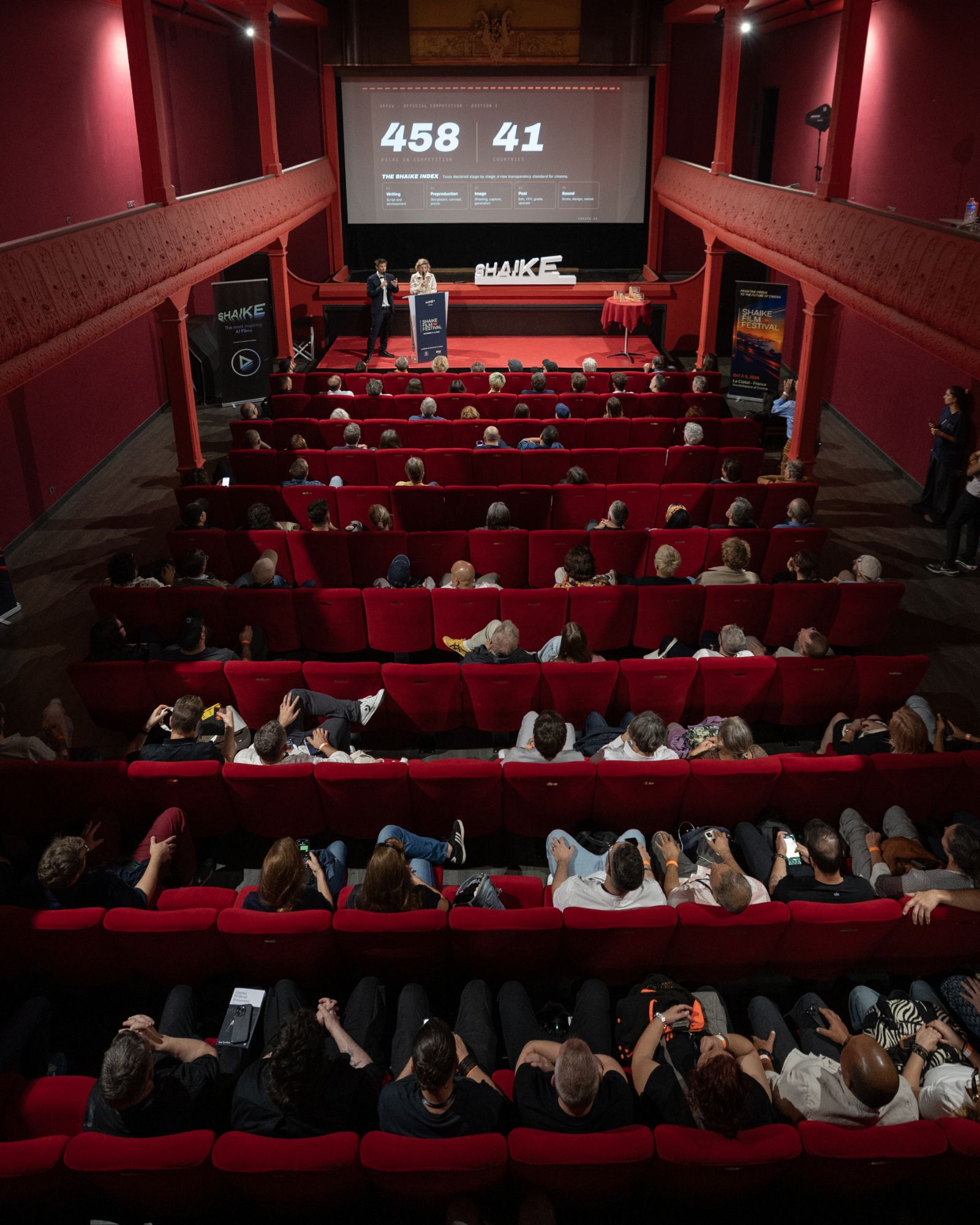 Audience of the Shaike Film Festival 2026 in La Ciotat